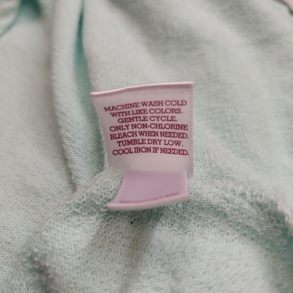 SO Full Zip Hoodie Colorblock Light Gray Heather & Teal Size Large Sweatshirt - Picture 13 of 14